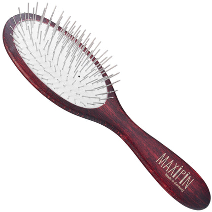 Maxi Pin - small, oval brush for long and medium-length fur of dogs and cats, with short pins.