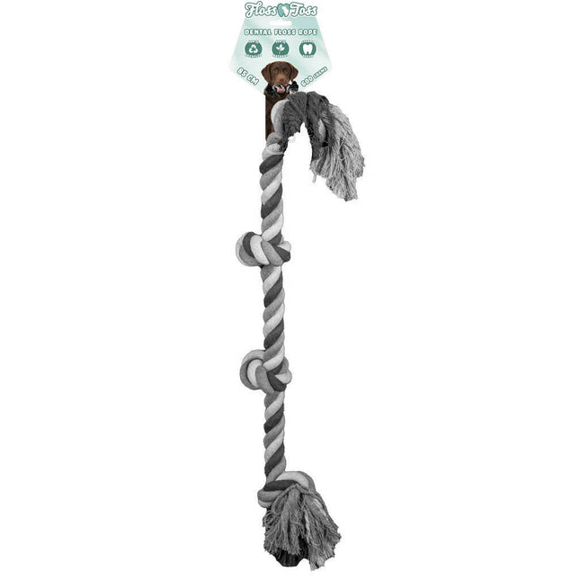 Holland Dental Floss Toss Rope Medium - tug toy for medium dogs, dental rope.