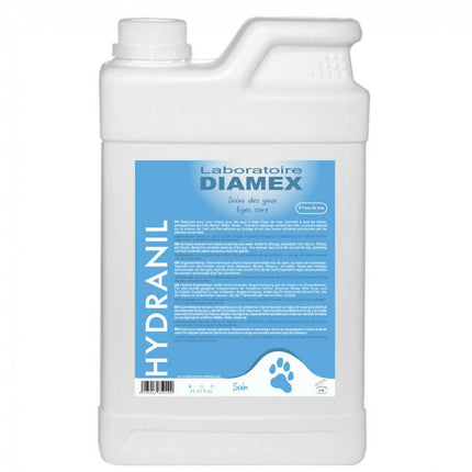 Diamex Hydranil - gentle liquid with rose water designed for dog eye care.