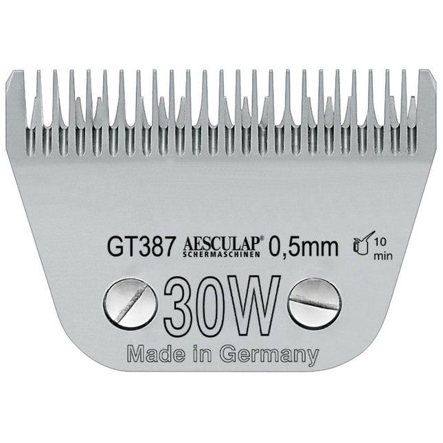 Aesculap Snap-On - wide stainless steel blade, cutting length.