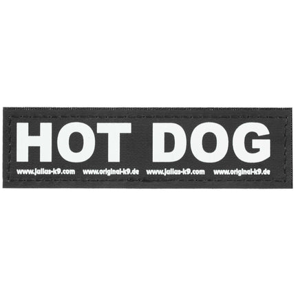 Julius - K9 Hot Dog Patch 2pcs - Velcro for Julius K9 Harnesses.