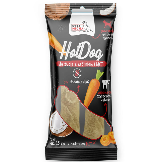Syta Micha HotDog - dog chews with rabbit and MCT.