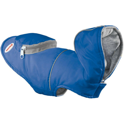 Record Alpine Coat - sporty jacket for dogs with a hood and pocket, - Length:.