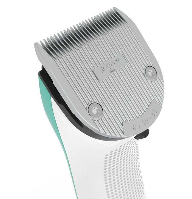 Joyzze Hornet Cordless Clipper - wireless clipper with adjustable blade and 3 attachments, turquoise.