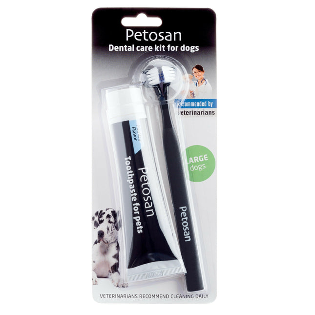 Petosan Teeth Cleaning Kit for Large Breed Dogs.