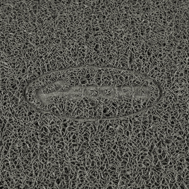 Record Pet Bowl Mat - non-slip mat for dog and cat bowls - Gray.