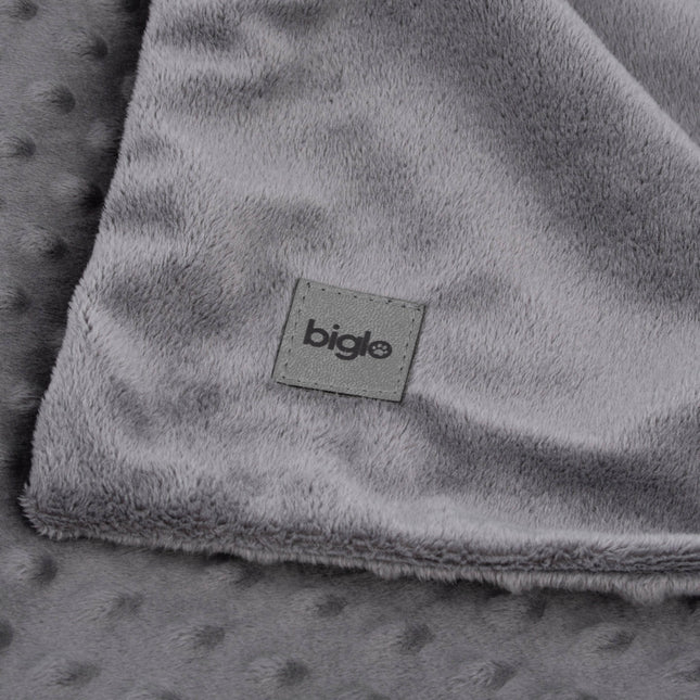 Biglo Minky Blanket Grey - soft, fleece  - et for dogs and cats.