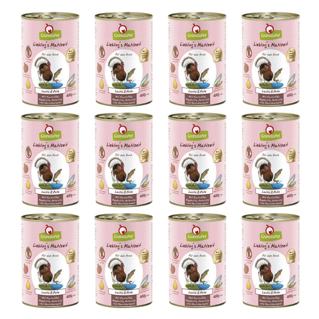 GranataPet & Turkey - grain-free wet dog food, salmon and turkey.