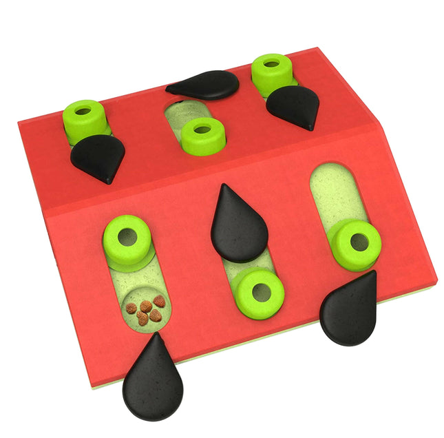 Nina Ottosson Cat Melon Madness Treat Puzzle Level - logic game for cats, level.
