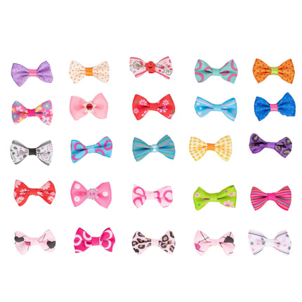 Bow Tie Hair Ties for Dogs Blovi pcs., mix of patterns.