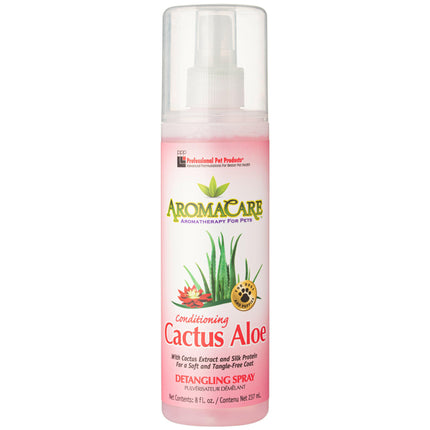 PPP AromaCare Cactus Aloe Spray - gentle conditioner for dogs, moisturizes and makes brushing easier.