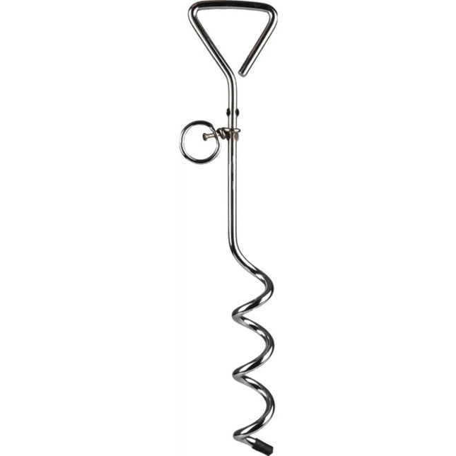 Flamingo Tie Out Stake Pina - metal stake for tying up your dog.
