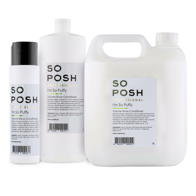 So Posh I'm So Puffy Conditioner - professional volumizing fur conditioner, concentrate 1:10.