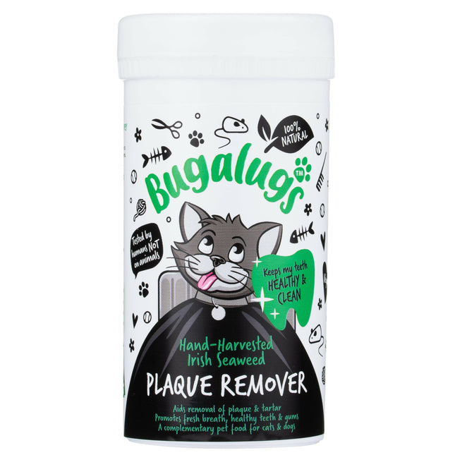 Bugalugs Cat Plaque Remover - algae for cats, for teeth.