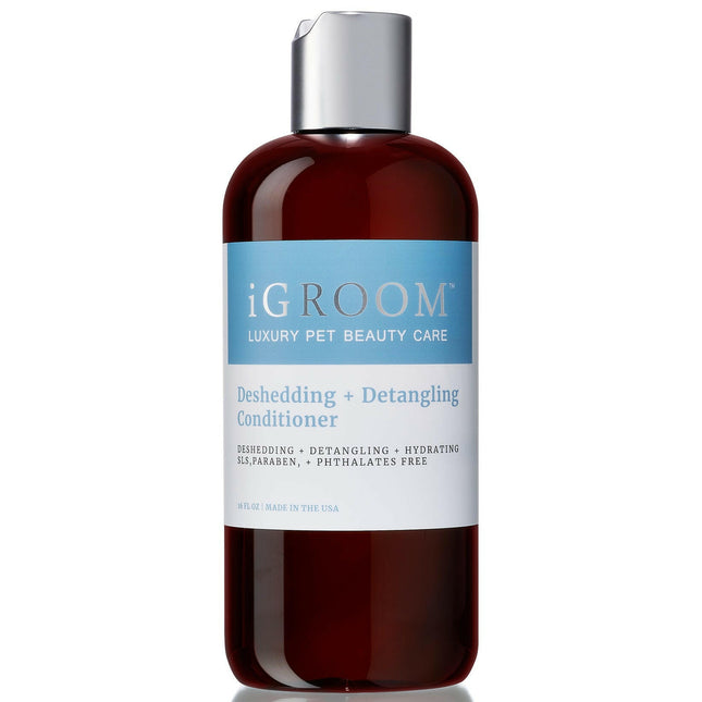 IGroom Deshedding & Detangling Conditioner - dog conditioner that facilitates combing and removes undercoat.