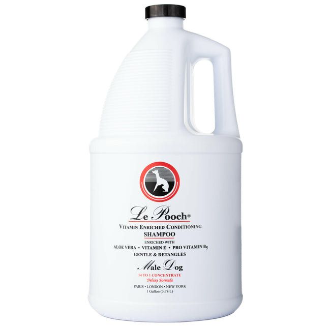 Les Poochs Vitamin Enriched Shampoo (Men's) - luxurious vitamin shampoo for dogs, concentrate 1:14.