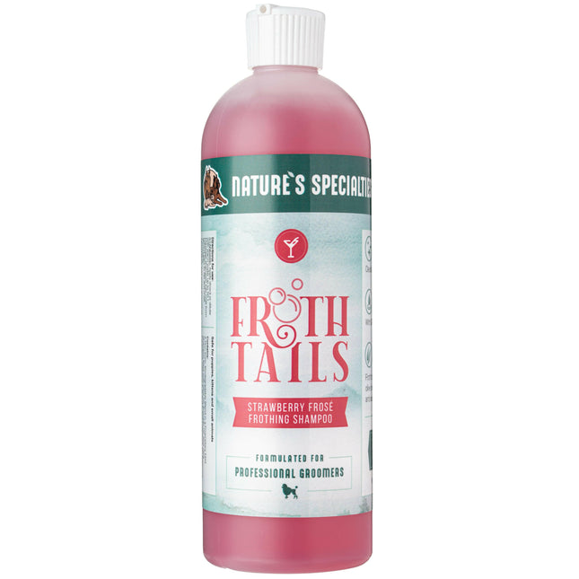 Nature's Specialties Froth Tails Strawberry Shampoo - moisturizing shampoo for dogs and cats, with a strawberry and champagne scent, concentrate 1:50.