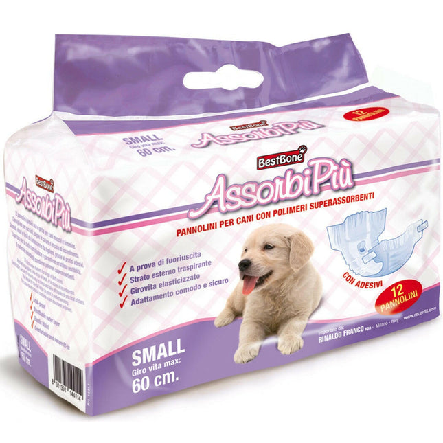 BestBone Nappies AssonbiPi 12 pcs - dog diapers, diapers.