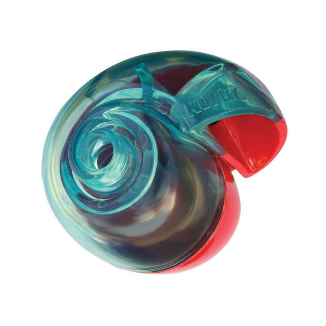 KONG Rewards Shell (11cm) - silent treat toy for dogs, rubber shell, snail.