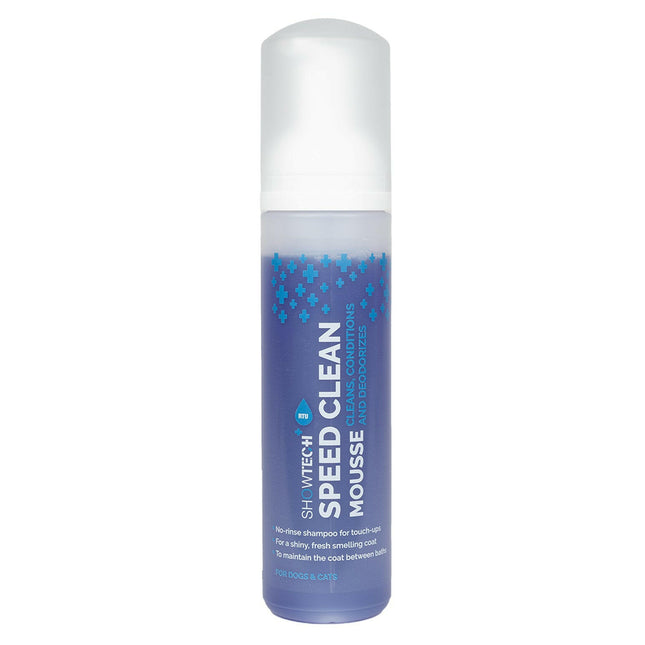 Show Tech+ Speed Clean Mousse - dry foam shampoo for dogs and cats, with aloe extract.