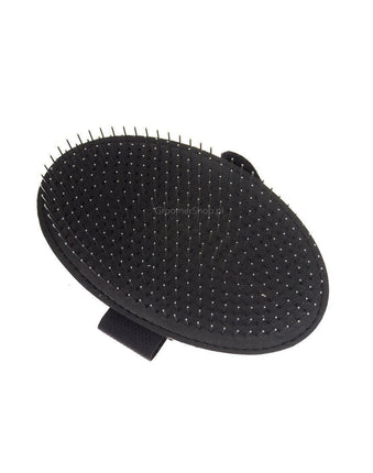 Miranda Terrier Pad Palm - oval brush with metal pins for rough-coated breeds.