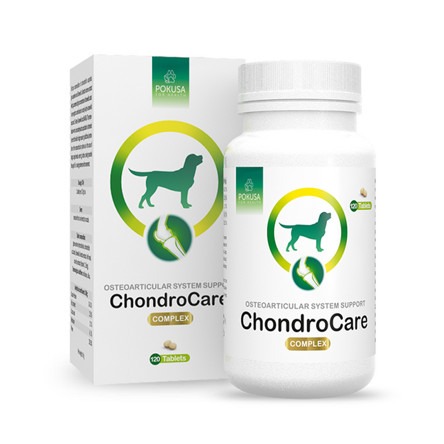 Pokusa ChondroCare 120 tablets - supplement supporting the function of the bone and joint system, with glucosamine, chondroitin, and boswellia extract..