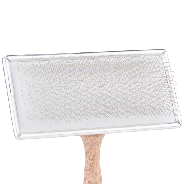 Lawrence Tender Care Soft Slicker Brush - Wire Brush for Medium Dogs.