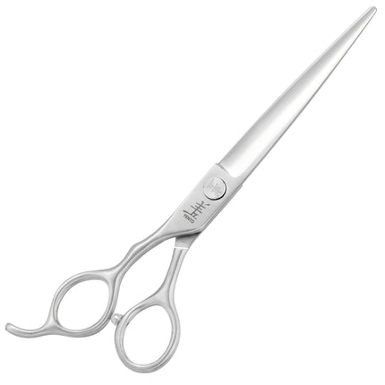 Yento Fanatic Series Lefty Straight Scissors - professional straight scissors made of carbon stainless steel, left-handed.