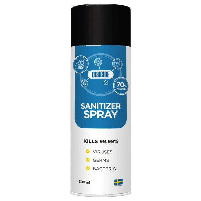 Disicide Sanitizer Spray - universal preparation for hygienic hand and surface disinfection, in spray form.