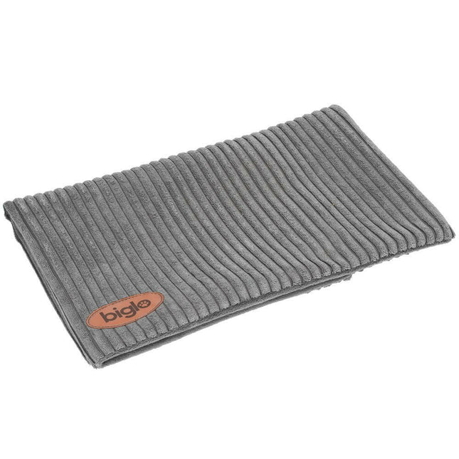 Biglo Blanket Odi Grey - soft  - et for dogs, corduroy - fleece.