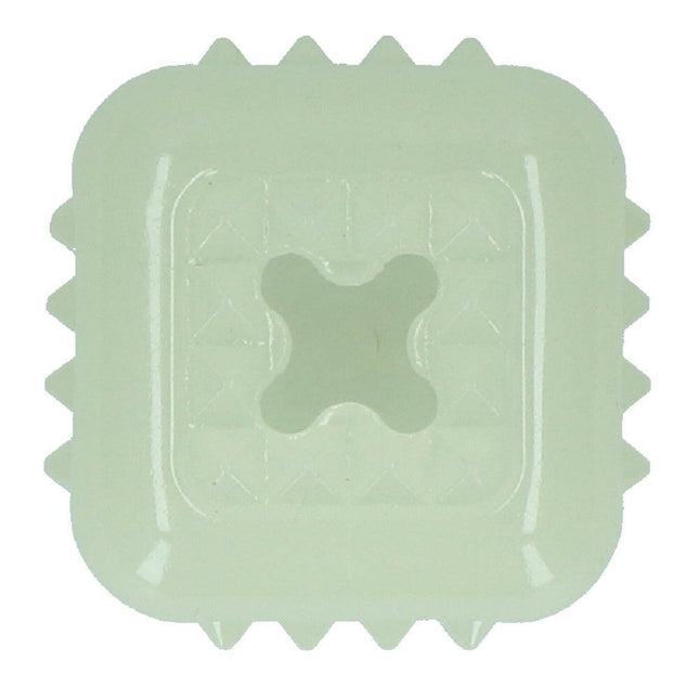 2 Glow Tear the Square - glowing toy for dogs, fluorescent cube for treats.