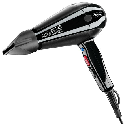 Wahl Professional Turbo Booster 3400 Ergo, 2400W - powerful tourmaline-ionizing hair dryer.