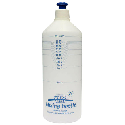 Show Tech Mixing Bottle - plastic bottle for diluting cosmetics.