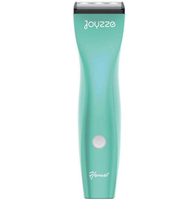 Joyzze Hornet Cordless Clipper - wireless clipper with adjustable blade and 3 attachments, turquoise.