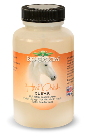 Bio - Groom Hoof Polish Clear - hoof care product.
