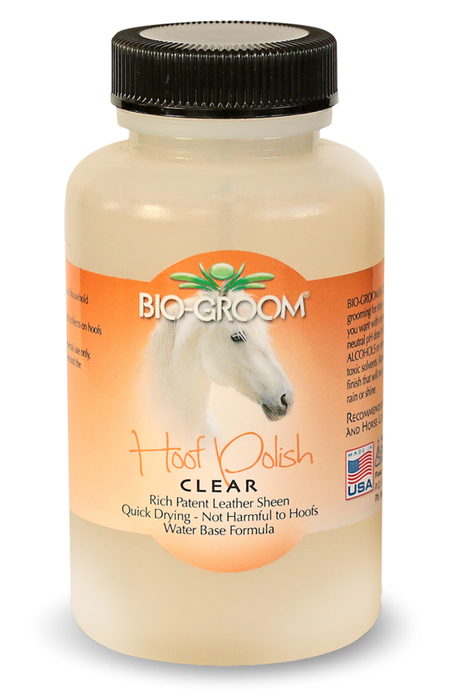 Bio - Groom Hoof Polish Clear - hoof care product.