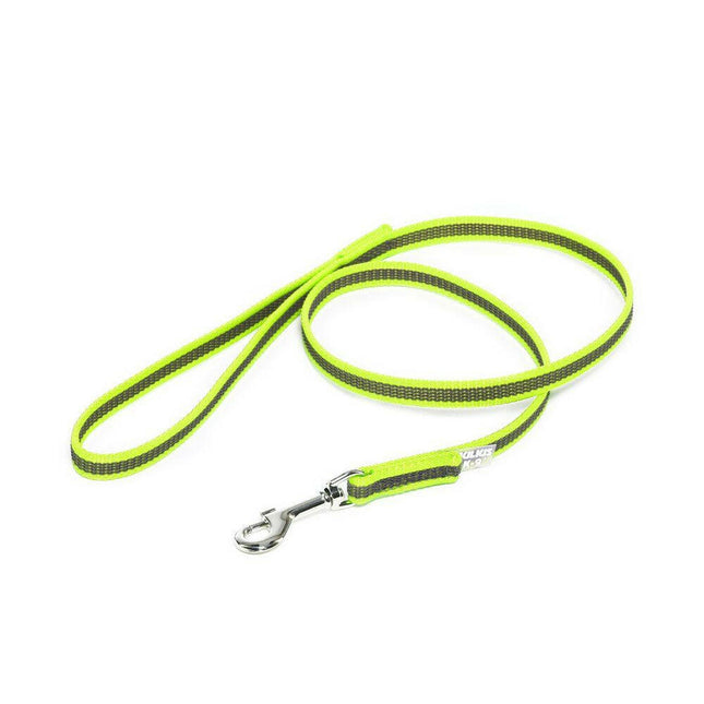 Julius K9 Supergrip Color & Training Leash Neon - training leash with handle, neon yellow.