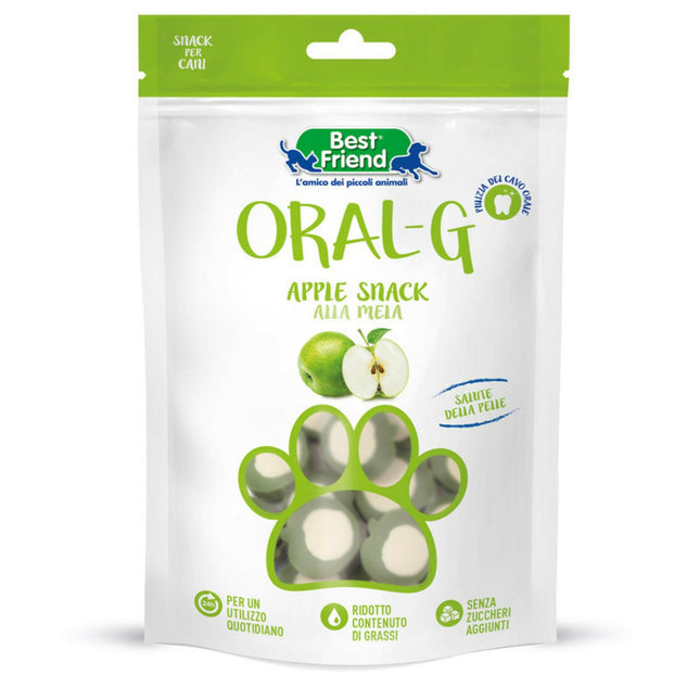 Best Friend Oral - G Apple Snack - Dog Treats Supporting Dental and Skin Health, with Biotin and Zinc.