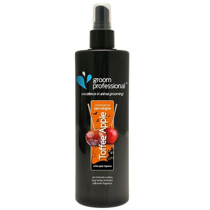 Groom Professional Toffee Apple Cologne - perfumed water for dogs with a caramel apple scent.