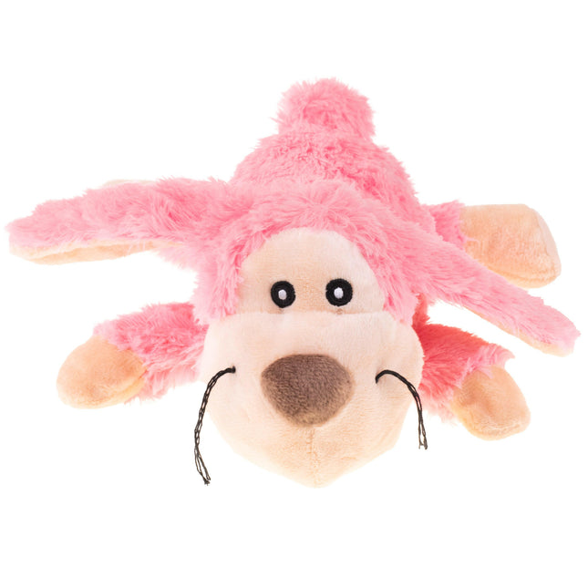 KONG Cozie Pastels Rabbit M - durable plush toy for dogs, rabbit with squeaker.
