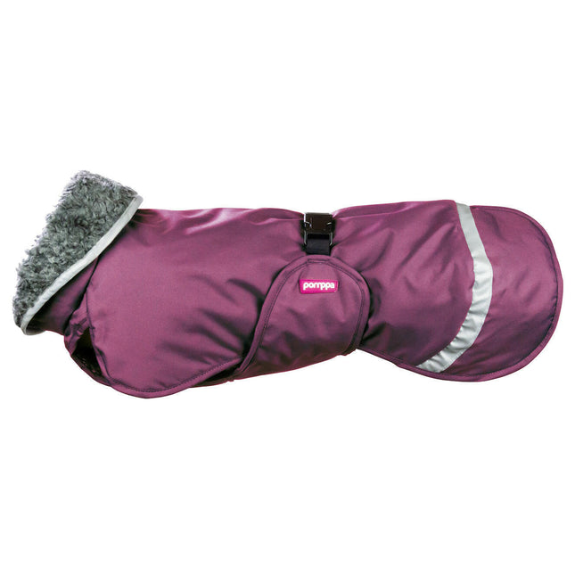 Perus Pomppa - winter jacket for dogs, plum.