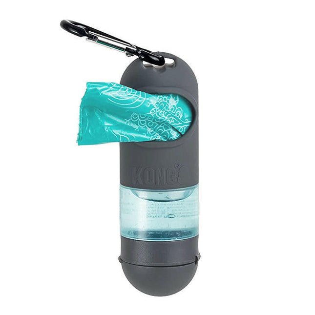 KONG Mini HandiPOD Clean Dispenser - Dog Waste Bag Dispenser with Disinfectant Liquid.