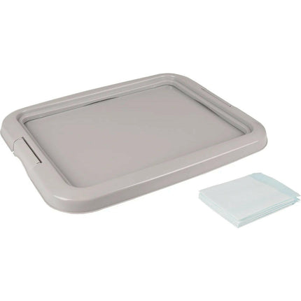 Flamingo Puppy Trainer + Pads - Dog Training Tray + 10 Pads.