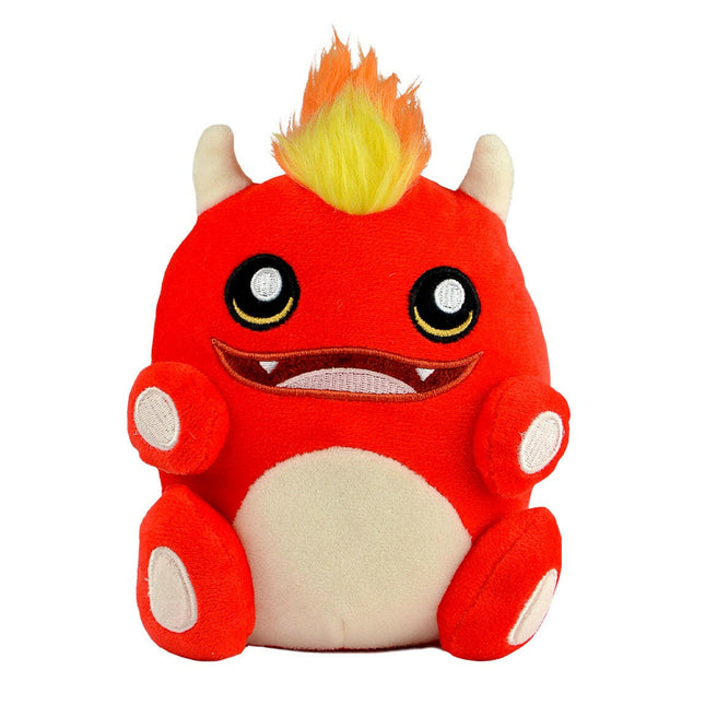 Dashi Benzi Plush Pet Toy - plush toy for dogs with a squeaker, fiery creature.