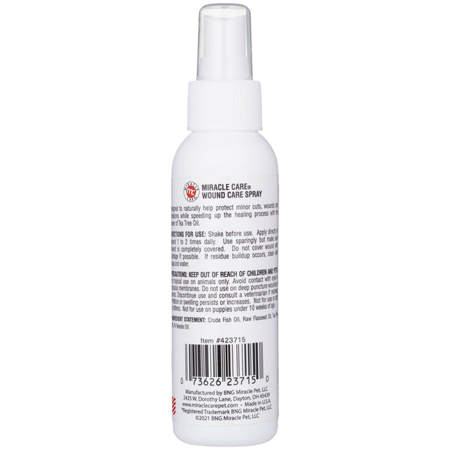 Miracle Care Wound Care Spray - spray for minor wounds and cuts in dogs and cats.