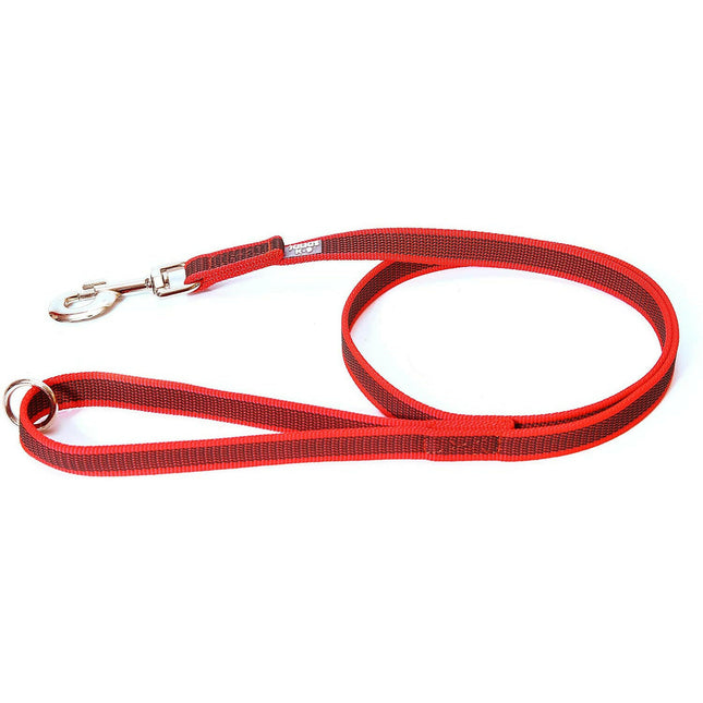 Julius K9 Color & Gray Supergrip Leash With Handle Ring - Non-slip Dog Leash with Handle and Ring.