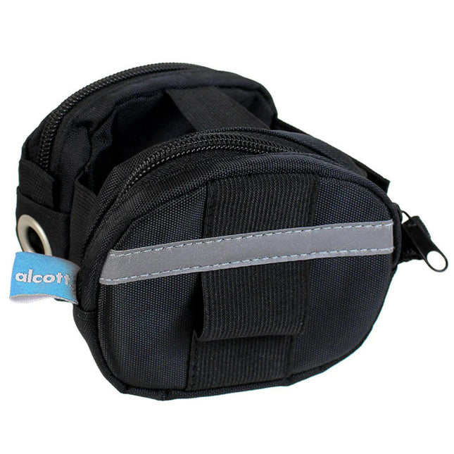 Alcott Retractable Leash Luggage - double pouch for treats, for retractable leash.