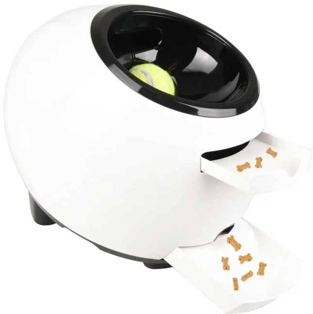 Flamingo Ball and Treat Launcher Elton - automatic ball launcher for dogs.