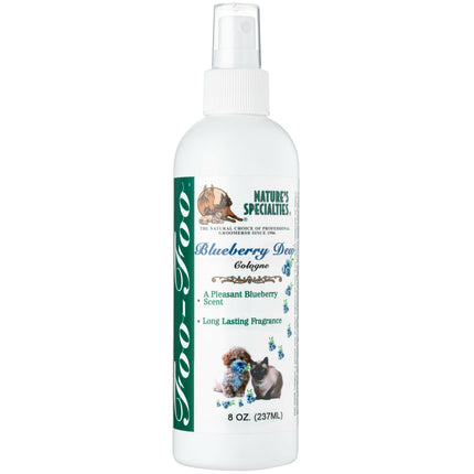 Nature's Specialties Foo Foo Blueberry Dew Cologne - fragrance water for dogs and cats, blueberry scent.