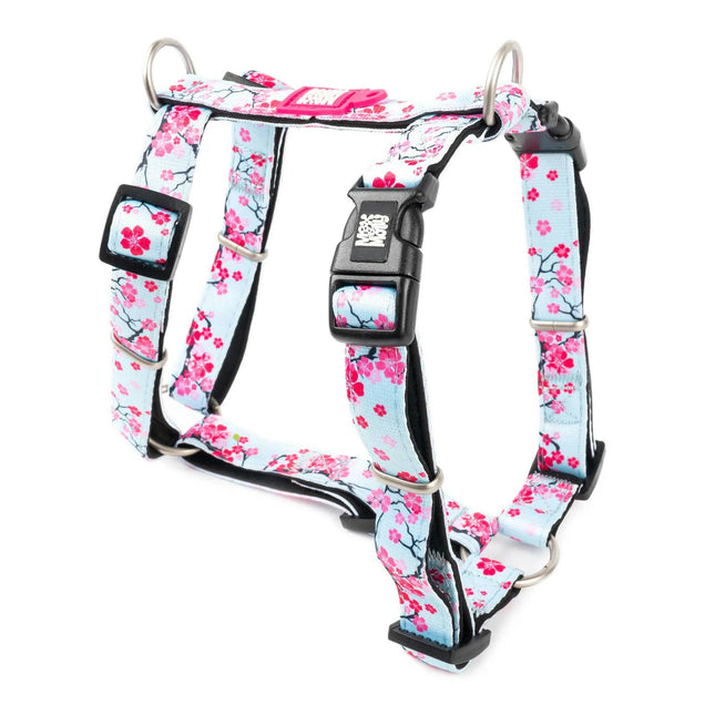 Max&Molly H - Cherry Bloom Harness - colorful harness for dogs and puppies, adjustable.